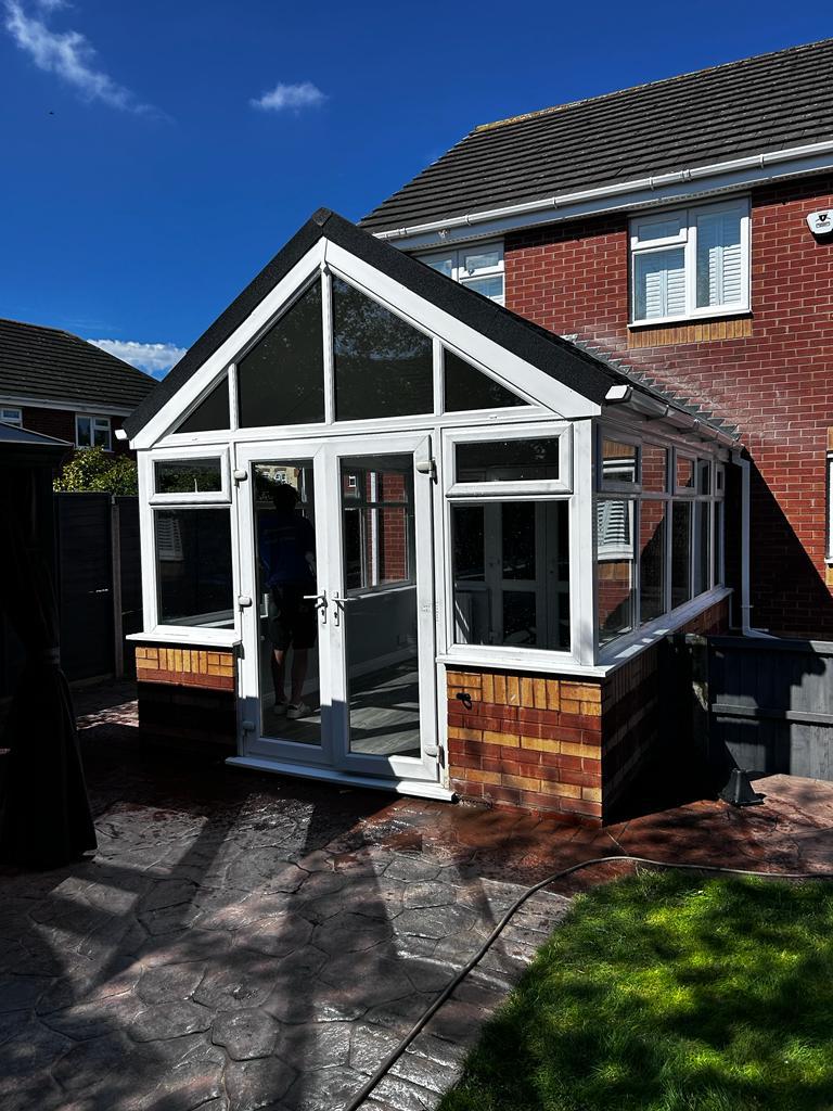 After: Gable Solid Conservatory Roof