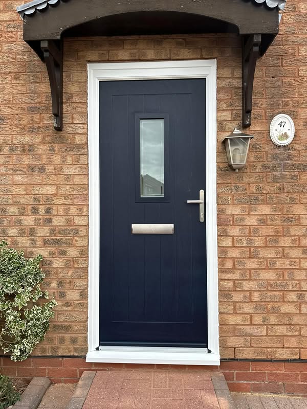 dark grey composite door