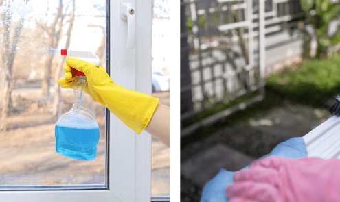 clean upvc windows